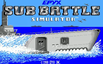 Sub Battle Simulator screen shot title